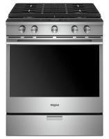 5.8 cu. ft. Smart Slide-in Gas Range with EZ-2-Lift™ Hinged Cast-Iron Grates