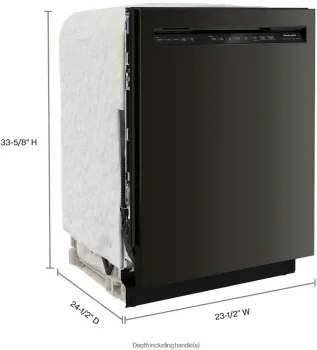 44 dBA Dishwasher in PrintShield™ Finish with FreeFlex™ Third Rack