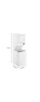 1.6 cu.ft, 120V/20A Electric Stacked Laundry Center with 6 Wash cycles and Wrinkle Shield™