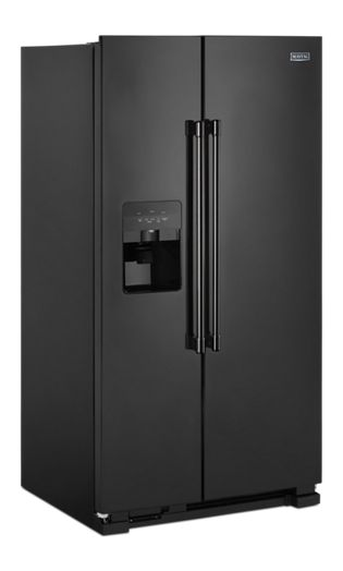 36-Inch Wide Side-by-Side Refrigerator with Exterior Ice and Water Dispenser - 25 Cu. Ft.