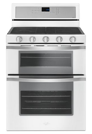 6.0 Cu. Ft. Gas Double Oven Range with EZ-2-Lift™ Hinged Grates
