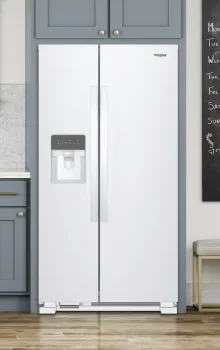 33-inch Wide Side-by-Side Refrigerator - 21 cu. ft