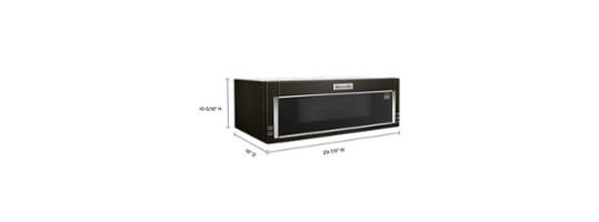 1000-Watt Low Profile Microwave Hood Combination