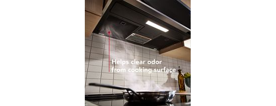 Smart Low Profile Microwave Hood Combination with Dual Fan Ventilation