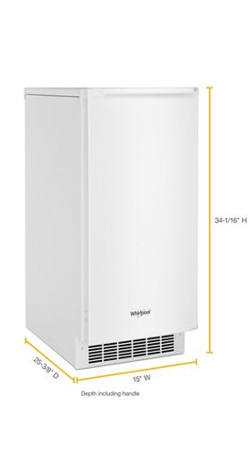 15-inch Icemaker with Clear Ice Technology
