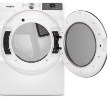 7.4 cu. ft. Smart Front Load ENERGY STAR® Electric Dryer with Wrinkle Shield™ Option