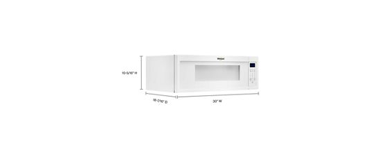 1.1 cu. ft. Low Profile Microwave Hood Combination