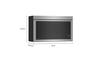 Over-The-Range Microwave with Flush Built-In Design