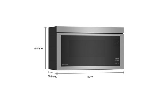 Over-The-Range Microwave with Flush Built-In Design