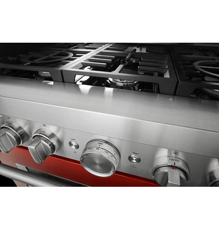 KitchenAid® 36'' Smart Commercial-Style Dual Fuel Range with 6 Burners