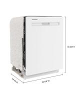 Top control dishwasher with Third Level Rack and Dual Power Filtration