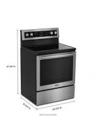 30-Inch Wide Electric Range With True Convection And Power Preheat - 6.4 Cu. Ft.