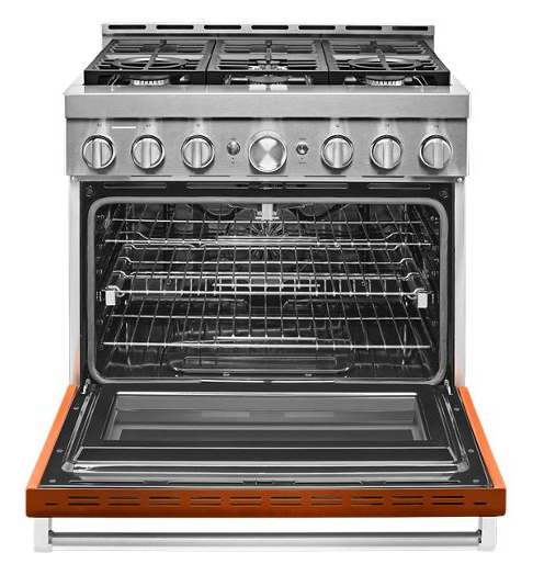 KitchenAid® 36'' Smart Commercial-Style Gas Range with 6 Burners