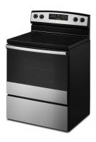 30-inch Amana® Electric Range with Extra-Large Oven Window.