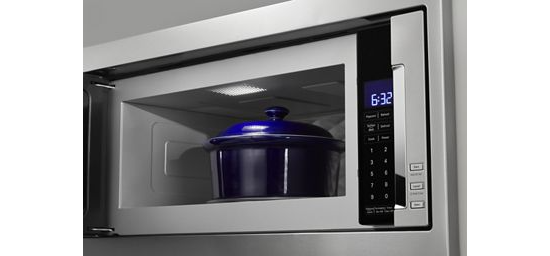 1000 Watt Built-In Low Profile Microwave with Slim Trim Kit