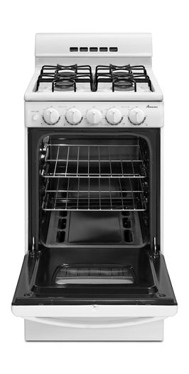 20-inch Gas Range with Compact Oven Capacity.