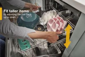 Large Capacity Dishwasher with 3rd Rack