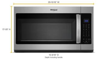 1.9 cu. ft. Capacity Steam Microwave with Sensor Cooking