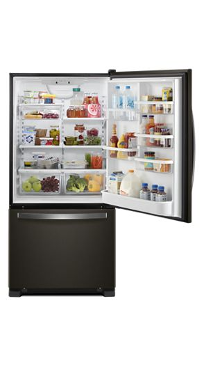 33-inch wide Bottom-Freezer Refrigerator - 22 cu. ft.