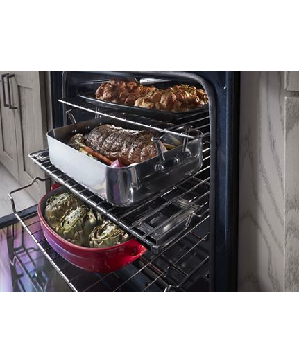 30-Inch 5-Burner Gas Slide-In Convection Range