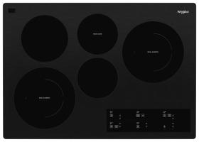 30-inch Electric Ceramic Glass Cooktop with Two Dual Radiant Elements.