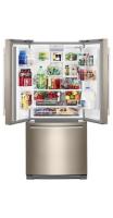 30-inch Wide Contemporary Handle French Door Refrigerator - 20 cu. ft.