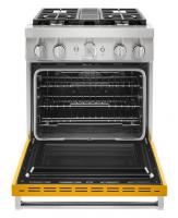 KitchenAid® 30'' Smart Commercial-Style Dual Fuel Range with 4 Burners