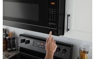 Over-the-Range Microwave with stainless steel cavity - 1.7 cu. ft.