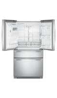 36-inch Wide 4-Door Refrigerator with Exterior Drawer - 26 cu. ft.