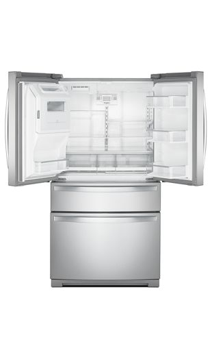36-inch Wide 4-Door Refrigerator with Exterior Drawer - 26 cu. ft.