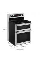 30-Inch Wide Double Oven Electric Range With True Convection - 6.7 Cu. Ft.