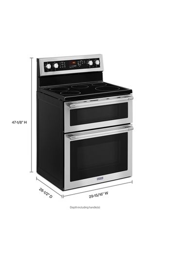 30-Inch Wide Double Oven Electric Range With True Convection - 6.7 Cu. Ft.