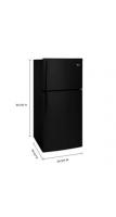 30-inch Wide Top Freezer Refrigerator - 19 Cu. Ft.