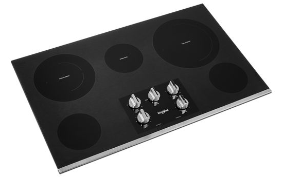 36-inch Electric Ceramic Glass Cooktop with Two Dual Radiant Elements