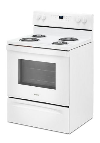 4.8 cu. ft. Electric Range with Keep Warm setting.