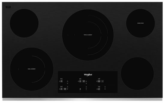 36-inch Electric Ceramic Glass Cooktop with Triple Radiant Element