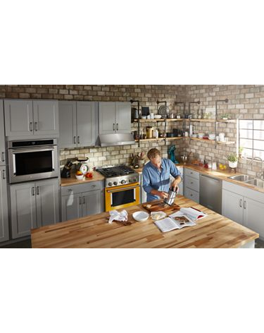KitchenAid® 30'' Smart Commercial-Style Gas Range with 4 Burners