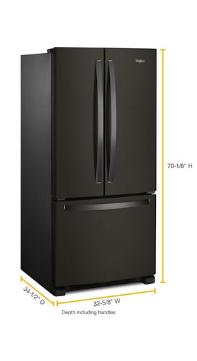 33-inch Wide French Door Refrigerator - 22 cu. ft