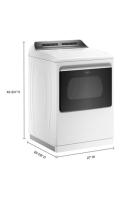 7.4 cu. ft. Top Load Electric Dryer with Advanced Moisture Sensing