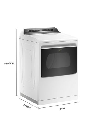 7.4 cu. ft. Top Load Electric Dryer with Advanced Moisture Sensing