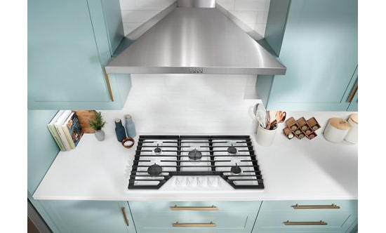 36-inch Gas Cooktop with EZ-2-Lift™ Hinged Cast-Iron Grates