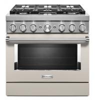KitchenAid® 36'' Smart Commercial-Style Dual Fuel Range with 6 Burners
