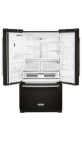 26.8 cu. ft. 36-Inch Width Standard Depth French Door Refrigerator with Exterior Ice and Water and PrintShield™ finish