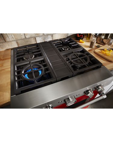 KitchenAid® 30'' Smart Commercial-Style Gas Range with 4 Burners