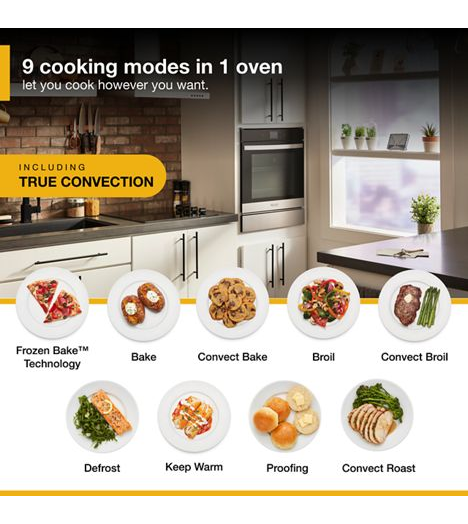 2.9 Cu. Ft. 24 Inch Convection Wall Oven