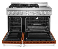  KitchenAid® 48'' Smart Commercial-Style Gas Range with Griddle