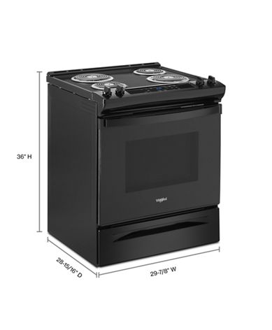 4.8 Cu. Ft. Whirlpool® Electric Range with Frozen Bake™ Technology