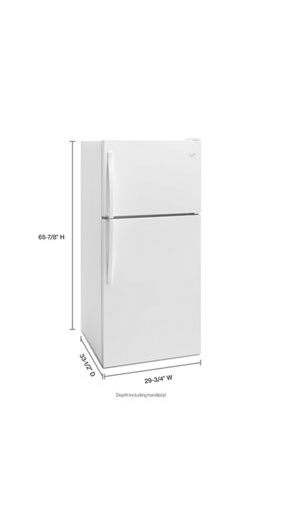 30-inch Wide Top Freezer Refrigerator - 18 cu. ft.