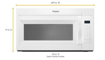 1.7 cu. ft. Microwave Hood Combination with Electronic Touch Controls