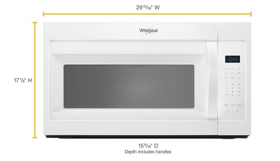 1.7 cu. ft. Microwave Hood Combination with Electronic Touch Controls